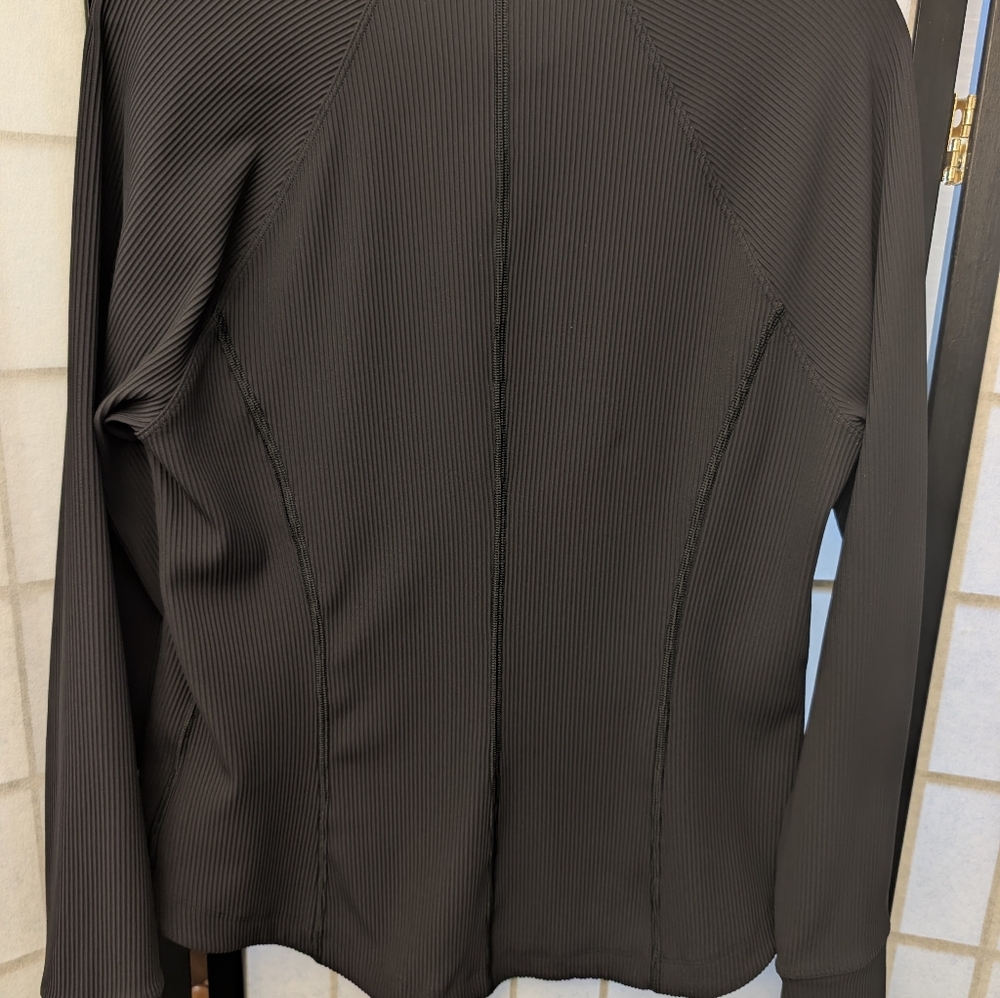 Athleta Salutation Ribbed Jacket size L - Picture 5 of 8